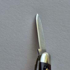 1986 Case XX 62087 SS Medium Pen Knife 4 Dot Jigged Bone MIB Box Papers USA