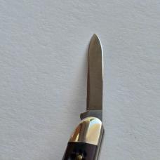 1986 Case XX 62087 SS Medium Pen Knife 4 Dot Jigged Bone MIB Box Papers USA