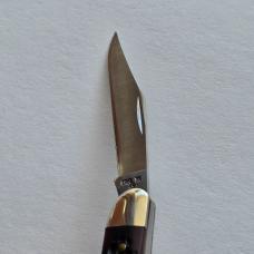 1986 Case XX 62087 SS Medium Pen Knife 4 Dot Jigged Bone MIB Box Papers USA