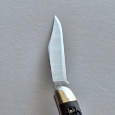 1986 Case XX 62087 SS Medium Pen Knife 4 Dot Jigged Bone MIB Box Papers USA