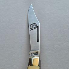 Vintage Schrade USA SC505 Scrimshaw Mallard Ducks Stockman Knife MIB Box Papers
