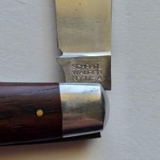 Vintage Schrade Walden NY USA 163 Rope Sailor Knife Hardwood Powell River Near Mint