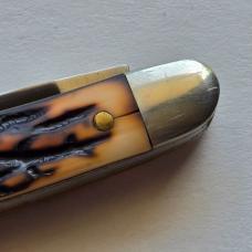 Vintage Schrade USA 706UH Uncle Henry 2-Blade Pen Knife MIB Clamshell Box Papers