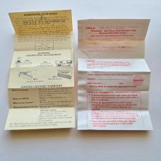 Vintage Schrade USA 706UH Uncle Henry 2-Blade Pen Knife MIB Clamshell Box Papers