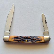Vintage Schrade USA 706UH Uncle Henry 2-Blade Pen Knife MIB Clamshell Box Papers