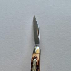 Vintage Schrade USA 706UH Uncle Henry 2-Blade Pen Knife MIB Clamshell Box Papers