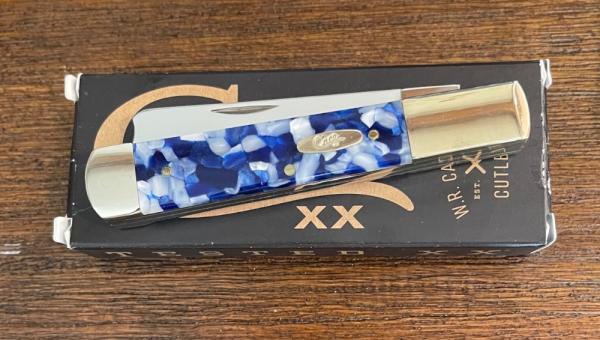 Case 2024 Blue Crackle Kirinite 
