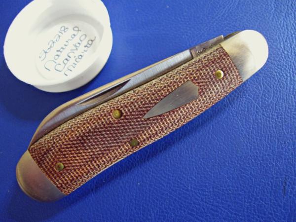 Great Eastern Tidioute 562218 Natural Canvas Micarta Birdog (141 pieces produced) Great Eastern Tidioute 562218 Natural Canvas Micarta Birdog (141 pieces produced)