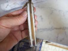 A.G.A. Campolin Italian 9" Dominus Genuine Gnarly Stag/Antler Swedgey Blade UNUSED W/Orig. Box
