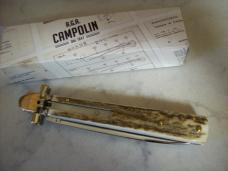 A.G.A. Campolin Italian 9" Dominus Genuine Gnarly Stag/Antler Swedgey Blade UNUSED W/Orig. Box