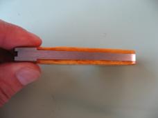  DOLLAR KNIFE COMPANY/COOPER CUTLERY JACK ORANGE SMOOTH BONE