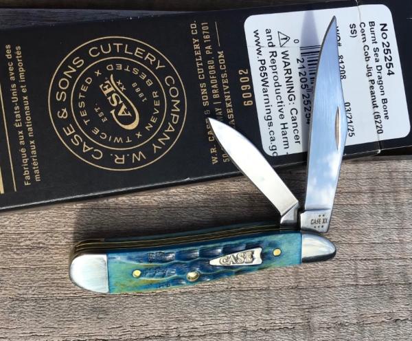 Case XX 2025 Peanut 2-blade Burnt Sea Dragon Corn Cob Jig Gorgeous! Case XX 2025 Peanut 2-blade Burnt Sea Dragon Corn Cob Jig Gorgeous!
