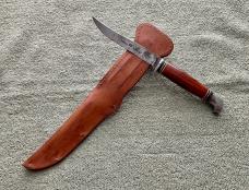 Boker USA 128 4” Hunting Knife Wood Handle