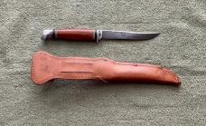 Boker USA 128 4” Hunting Knife Wood Handle