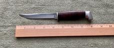 Case USA 60s-70s Era 4” Leather Handle Hunting Knife