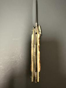 Vintage Hubertus 7.75" Leverlock multi-tool pocket knife