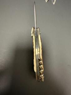 Vintage Hubertus 7.75" Leverlock multi-tool pocket knife