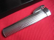 Older Chrome Plated Gravity Machined Handle OTF Knife