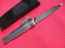 Older Chrome Plated Gravity Machined Handle OTF Knife