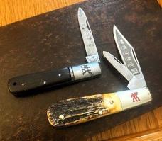 PAIR OF HENCLES BARLOWS I HUNTED JOINED FOR HISTORY