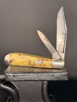 1930s Era Imperial Providince RI Synthetic Handled Dogleg Pocket Knife