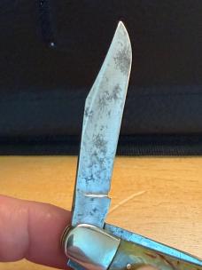 1930s Era Imperial Providince RI Synthetic Handled Dogleg Pocket Knife