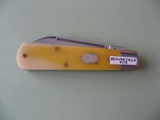 BEAVER FALLS CUTLERT/COOPER CUTLERY JACK SMOOTH YELLOW BONE
