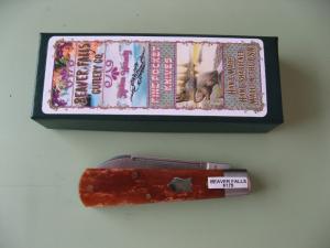 BEAVER FALLS CUTLERTCOOPER CUTLERY JACK SMOOTH BOURBON BONE 1