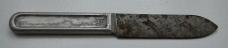 Meriden Cutlery Company (LF&C) Fixed-Blade In Good Condition With Aluminum Covers 7 1/4" Long (184)