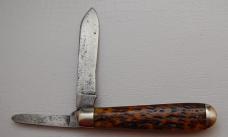 E.C. Simmons In Very Good Condition With Brown Bone Covers 3 1/2" Long (227)