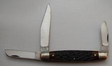 Schrade In Near Mint Condition With Brown Bone Covers 3 7/8