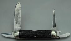 Landers, Frary and Clark In Very Good Condition With Perfected Stag Covers 3 5/8
