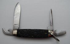 Pal Cutlery Company Unofficial Scout With Black Bone Covers 3 3/4