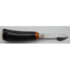Landers, Frary and Clark Ink Eraser In Excellent Condition With Bone Covers 3 1/2" Long (470)