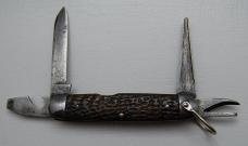 A. Field and Co. Unofficial Scout With Brown Bone Covers 3 5/8