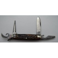 Ulster Unofficial Scout With Brown Bone Covers 3 3/4 (49)