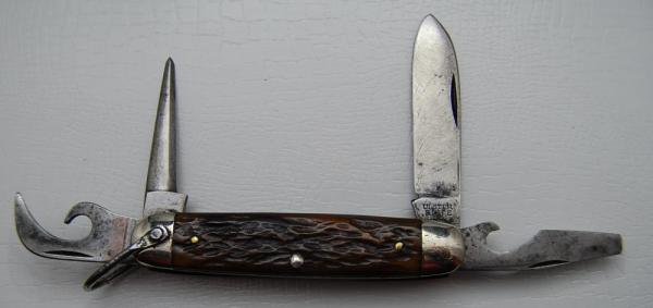 Ulster Unofficial Scout With Brown Bone Covers 3 3/4 (49) Ulster Unofficial Scout With Brown Bone Covers 3 3/4 (49)
