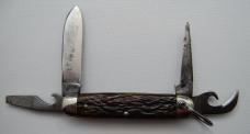 Ulster Unofficial Scout With Brown Bone Covers 3 3/4 (49)
