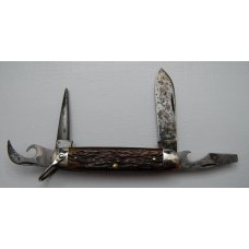 Ulster Unofficial Scout With Brown Bone Covers 3 3/4