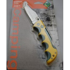 Official BSA Pocket Knife In Mint Condition With Yellow and Green Synthetic Covers 5" Long (578)