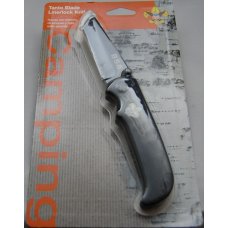 Official BSA Boy Scout Pocket Knife In Mint Condition With Black Rubber Covers 4 1/2" Long (579)
