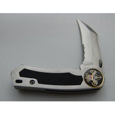 Chinese Made Pocket Knife In Excellent Condition With Stainless Steel Covers 4