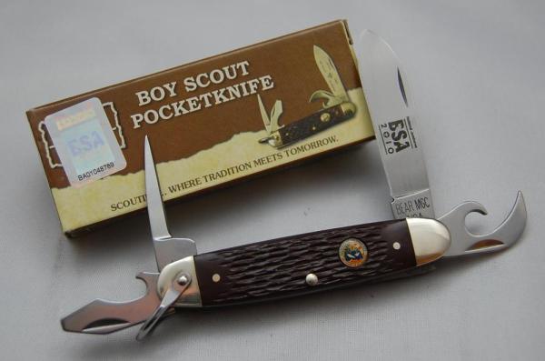 Bear and Sons In Mint Condition With Brown Jigged Synthetic Covers 3 5/8