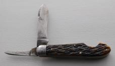 Van Camp Hardware and Iron Company In Good Condition With Dark Brown Bone Covers 3 5/8" Long (620)