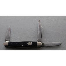 Camillus In Very Good Condition With Black Jigged Bone Covers 3 15/16