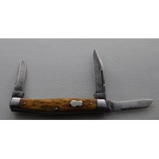 Wyeth's Warranted Cutlery In Very Good Condition With Brown Jigged Bone Covers 4