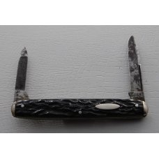 Landers, Frary and Clark In Very Good Condition With Brown Perfected Stag Covers 3 1/4