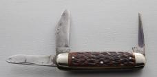 Remington In Very Good Condition With Brown Jigged Bone Covers 3 1/2" Long (664)