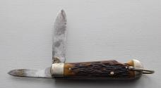 Imperial In Very Good Condition With Brown Jigged Bone Covers 3 3/8" Long (668)