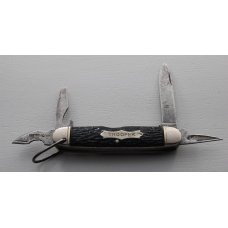 Sta-Sharp In Very Good Condition With Black Jigged Synthetic Covers 3 3/4" Long (675)